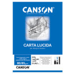 Blocco carta lucida - A4 - 10 fogli - 80gr - uso manuale - Canson