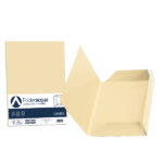 Cartellina 3 lembi Acqua - 200 gr - A4 - cartoncino bristol - camoscio - Favini - conf. 25 pezzi