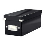 Scatola archivio Click & Store - per CD - 14,3 x 13,6 x 35,2 cm - nero - Leitz