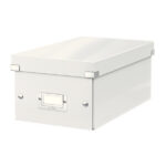 Scatola archivio Click & Store - per DVD - 20,6 x 14,7 x 35,2 cm - bianco - Leitz