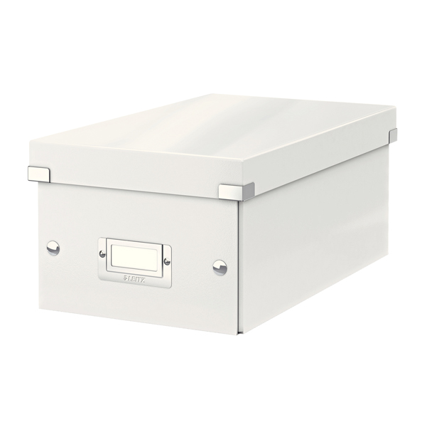 MD_64473 Scatola archivio Click & Store - per DVD - 20,6 x 14,7 x 35,2 cm - bianco - Leitz - immagine 1