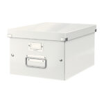 Scatola archivio Click & Store - 28,1 x 20 x 37cm (A4) - bianco - Leitz