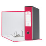 Registratore Eurofile G55 - dorso 8 cm - protocollo 23 x 33 cm - fucsia - Esselte