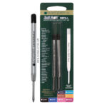 Refill per sfera Parker - punta media - nero  - Monteverde - conf. 2 pezzi