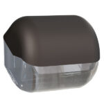 Dispenser carta igienica EColored - 15 x 14,8 x 14 cm - vesuvian black - Mar Plast