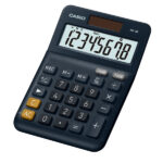 Calcolatrice da tavolo MS-8E - 31,7x103x145 mm - 8 cifre - plastica - blu - Casio