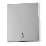 Dispenser asciugamani piegati C/Z - Brinox - 28x10,2x36,5 cm - acciaio inox - capacità 400 fogli - grigio - Medial