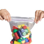 Sacchetti Zip - 25 x 35 cm - 45 micron - LDPE - trasparente - Viva - conf. 100 pezzi