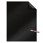 Fogli elettrostatici Magic Chart - 60 x 80 cm - nero - Legamaster - rotolo da 25 pezzi