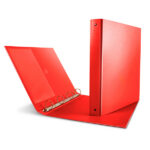 Raccoglitore Nettuno - 22 x 30 cm - 4 anelli a D 50 mm - dorso 7 cm - rosso - Sei Rota