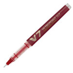Roller Hi Tecpoint V7 ricaricabile con cappuccio  - punta 0,70mm - rosso - Pilot