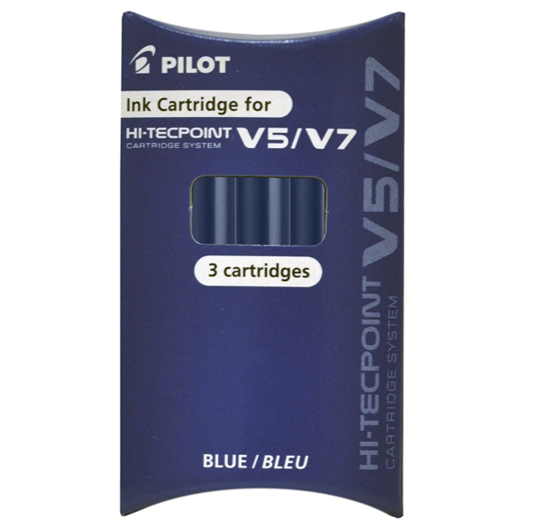 MD_68102 Refill Hi Tecpoint V5/V7 ricaricabile - blu - Pilot - conf. 3 pezzi - immagine 1