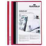 Cartellina ad aghi Duraplus - A4 - PP - rosso - Durable