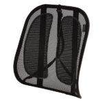 Supporto schiena Office Suites - 50x45x20 cm - in tessuto a rete - nero - Fellowes