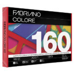 Carta Fabriano Colore - A3 - 160 gr - colori forti rosso - Fabriano - conf. 125 fogli