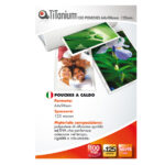 Pouches - key card - 64x98 mm - 2x125 micron - Titanium - conf. 100 pezzi
