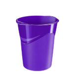 Cestino Gloss - altezza 33,4 cm - diametro 30,5 cm - 14 L - viola - CEP