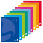 Maxiquaderno Color 80 - A4 -  4mm c/margine - 80 fogli - 80gr  BM