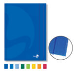 Cartella 3 lembi con elastico Color - A4 - colori assortiti - BM