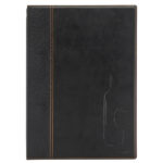 Carta dei vini Trendy - 1 inserto doppio incluso - A4 - 24 x 34 cm - nero - Securit