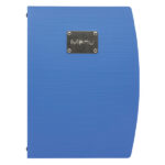 Portamenù Rio - 1 inserto doppio incluso - A4 - 24 x 34 cm - blu - Securit