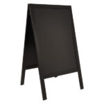Lavagna Sandwich - cavalletto nero - 69 x 125 cm - Securit