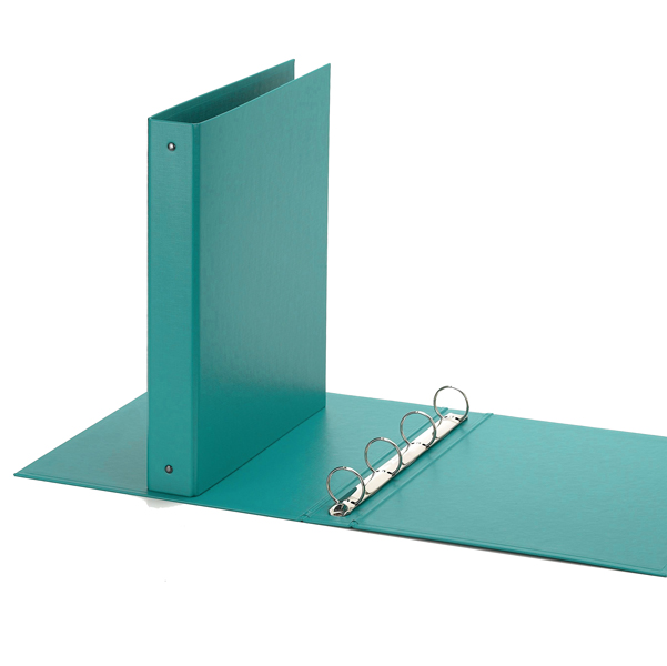MD_71815 Raccoglitore Europa - 22 x 30 cm - 4 anelli tondi 30 mm - dorso 4 cm - verde acqua - Favorit - immagine 1