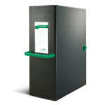 Scatola archivio Big Next - dorso 20 cm - 25 x 35 cm - nero/verde - Sei Rota