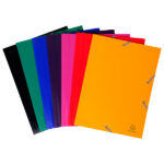 Cartella 3 lembi con elastico angolare - A4 - PP - verde - Exacompta