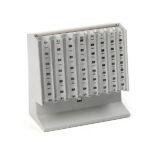 Distributore manuale di monete Eurocoin - 25 x 10,4 x 17 cm - grigio chiaro - Holenburg