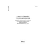 Libretto impianto climatizzazione Veneto - 297 x 210mm - 48 fogli - Edipro