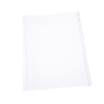 Coprilibro Cristallo - 57x36cm - PP - 140 mic - liscio - trasparente neutro - Colorosa