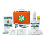 Valigetta di pronto soccorso Medic 1 - 25x19x9 cm - fino a 2 persone - arancio - PVS