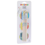 Pennelli e portapennelli - piatti - Primo - blister 5 pezzi
