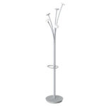 Appendiabiti - con portaombrelli - 5 posti - 187 cm - bianco - Alba