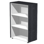Mobile Prestige - medio a giorno - 82,8 x 43 x 119,8 cm - nero venato