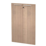 Coppia ante Prestige - per mobile medio - 80 x 115,4 cm - spessore 18 mm - melaminico - ciliegio arabis