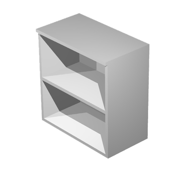 MD_74392 Mobile Easy - basso a giorno - 80 x 35 x 72 cm - grigio - immagine 1