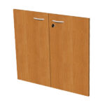 Coppia ante Easy - per mobile basso - 80 x 67 cm - spessore 18 mm - melaminico - noce chiaro