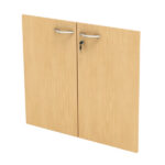 Coppia ante Easy - per mobile basso - 80 x 67 cm - spessore 18 mm - melaminico - faggio