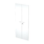 Coppia ante Easy - per mobile alto - 80 x 175 cm - spessore 18 mm - melaminico - bianco