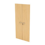 Coppia ante Easy - per mobile alto - 80 x 175 cm - spessore 18 mm - melaminico - faggio