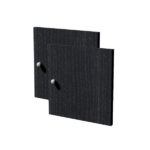 Coppia ante Rainbow - 32,2 x 32,1 cm - per libreria - nero venato