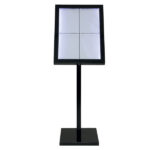 Espositore a LED per esterni/interni - display 4 x A4 - Securit