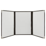 Portamenù Crystal BR3 triplo - per 6 fogli A4 - Securit - set 3 pezzi