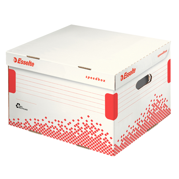 MD_74731 Scatola container Speedbox - Large - 36,4 x 43,3cm - dorso 26,3 cm - Esselte - immagine 1