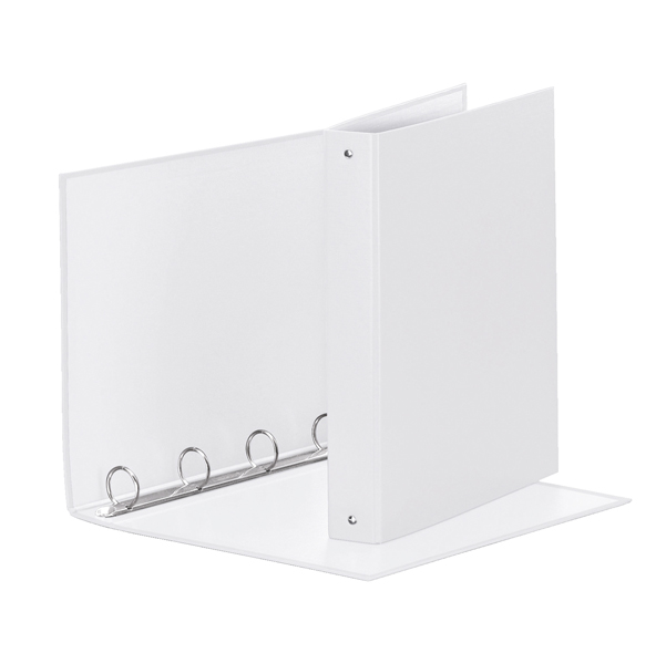 MD_74734 Raccoglitore Meeting - 22 x 30 cm - 4 anelli tondi 30 mm - dorso 4 cm - PP - bianco - Esselte - immagine 1
