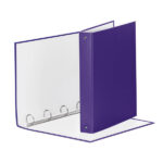 Raccoglitore Meeting - 22 x 30 cm - 4 anelli tondi 30 mm - dorso 4 cm - PP - lilla - Esselte