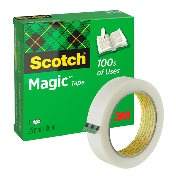 MD_74832 Nastro adesivo Magic 810 - 25 mm x 66 m - acrilico - trasparente - Scotch - immagine 1