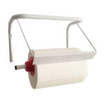 Porta bobina asciugatutto da muro - metallo - bianco - PerfettoFactory